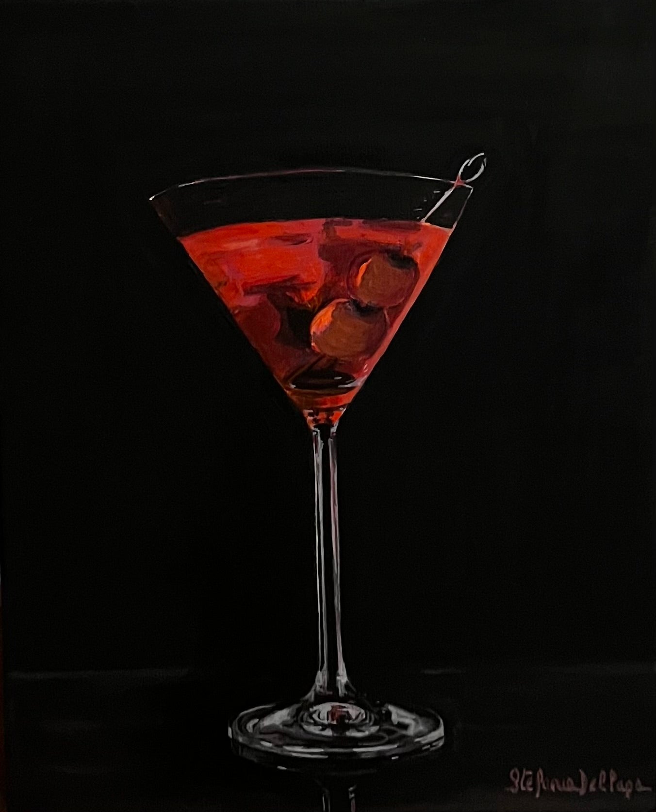 Cocktail in red