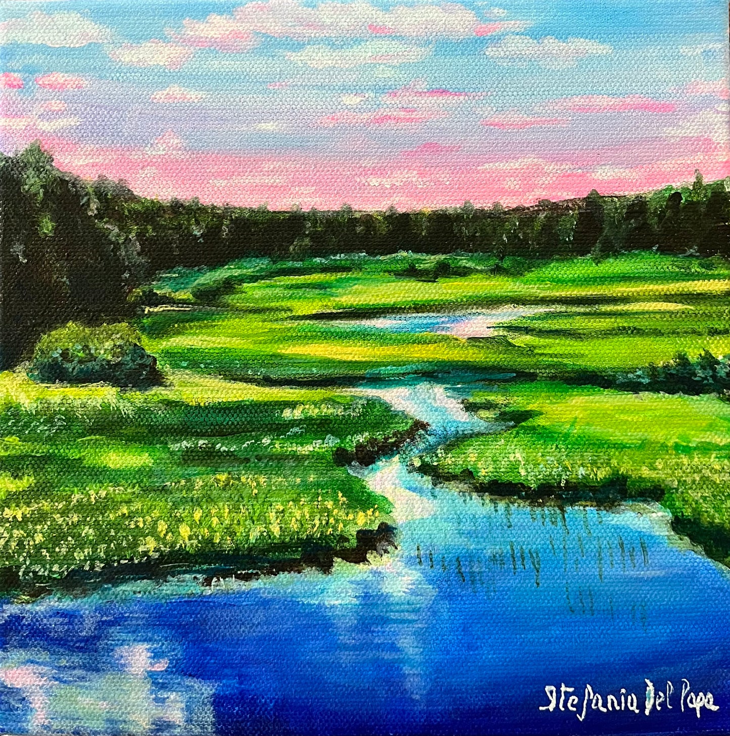 Print of "The Beauty of Life" on canvas