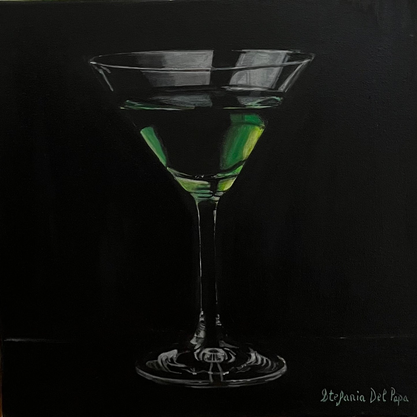 Cocktail in green