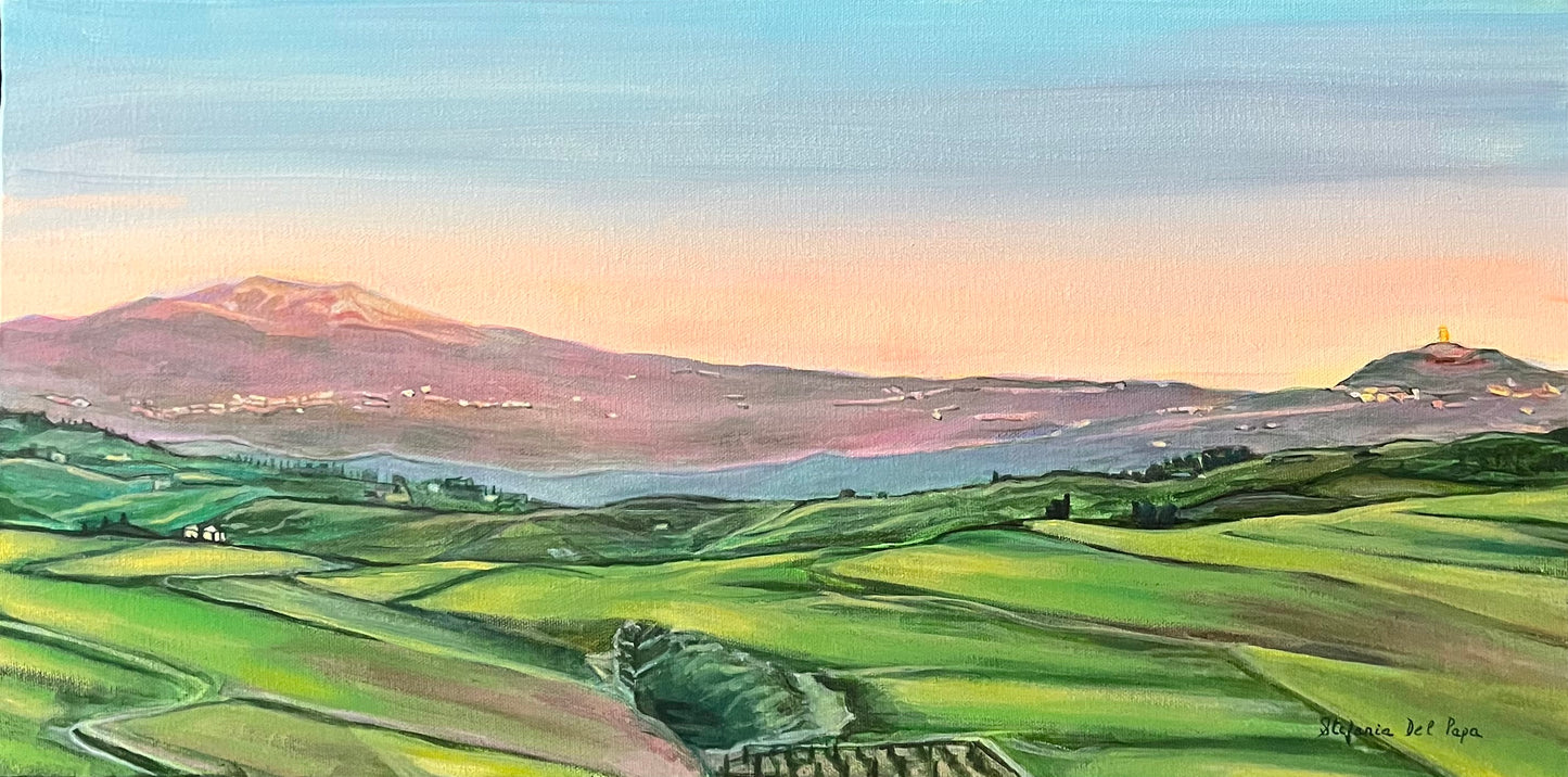 Dawn in Tuscany