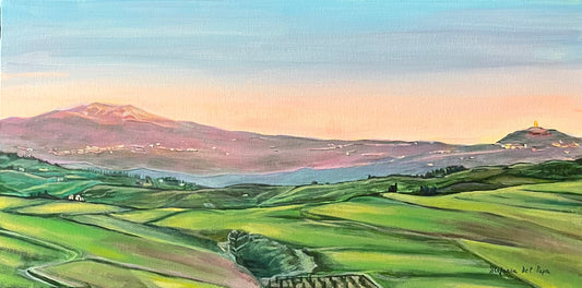 Dawn in Tuscany