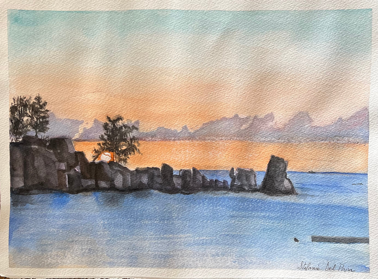 SUNSET IN SEYCHELLES